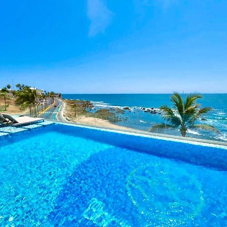 شقة Malecon Vista Al Mar Alberca Infinity Jacuzzi Gym ماساتلان المظهر الخارجي الصورة